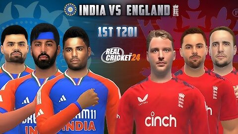 India vs england T20 match highlights gameplay 4k video 1st inning