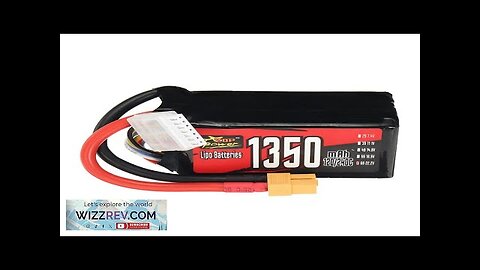 ZOP Power 22.2V 1350mAh 120/240C 6S 29.97Wh LiPo Battery XT60 Plug Review