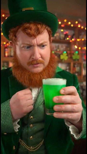They Tried to Serve Me Dishwater! #SoraAI #AIVideo #BarFail #GreenBeer #LeprechaunLife