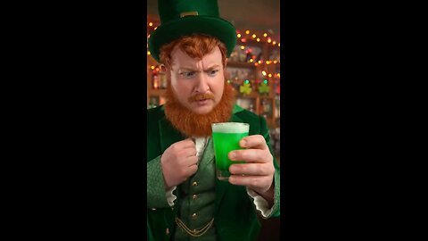 They Tried to Serve Me Dishwater! #SoraAI #AIVideo #BarFail #GreenBeer #LeprechaunLife