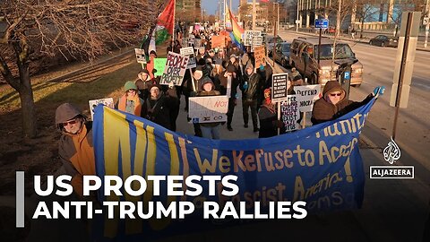 Thousands protest against Trump and his policies across the US