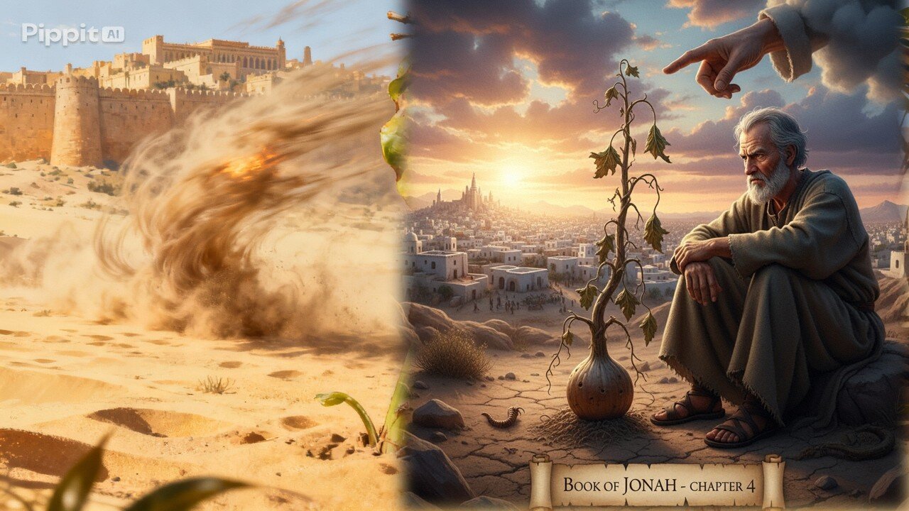 JONAS (2) CAP. 3 e 4. Da Misericordia Divina à Ira do Profeta contra Deus.