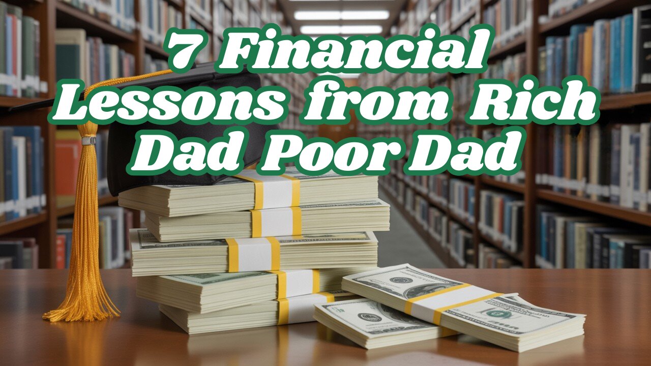7 Financial Lessons from Rich Dad Poor Dad 💸 | Build Wealth & Escape the Rat Race.