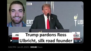 Trump pardons Ross Ulbricht, full and unconditional, silk road founder