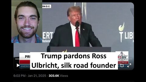 Trump pardons Ross Ulbricht, full and unconditional, silk road founder