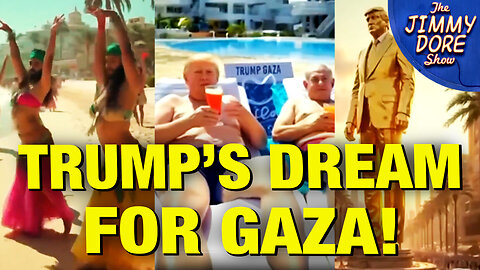 Trump Posts BIZARRE “Gaza Riviera” AI Video!