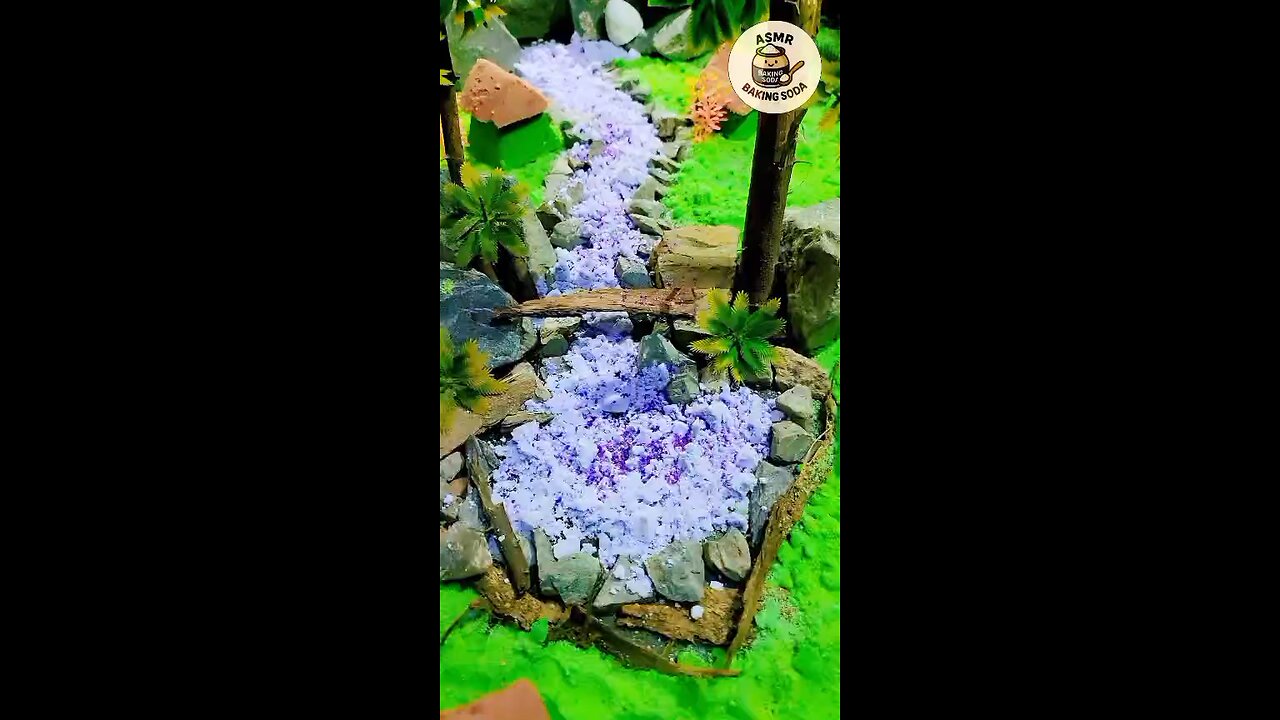 ASMR baking soda curshy land