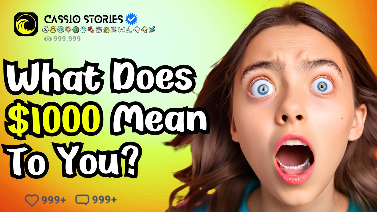 What does $1000 mean to you? #personalfinance