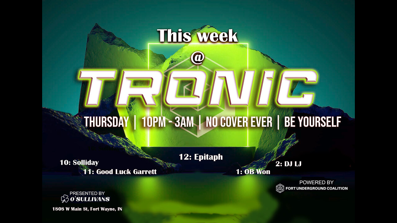 Tronic Thursdays