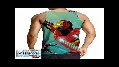 Marvel Comics Iron Man In Rush Attack Full Print Tank Top Review