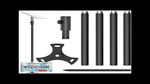 Starlink Gen 2 Ground Mount with Pipe Adapter Long Pole Mount Review