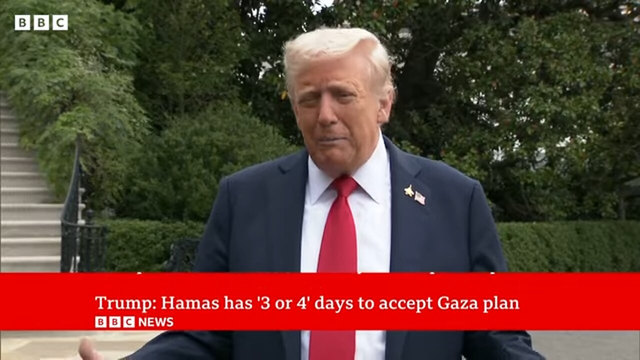 Donald Trump sets Hamas deadline to respond to Gaza peace plan