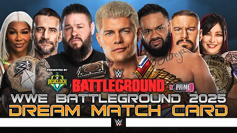 WWE Battleground 2025 - Dream Match Card | Bevelock