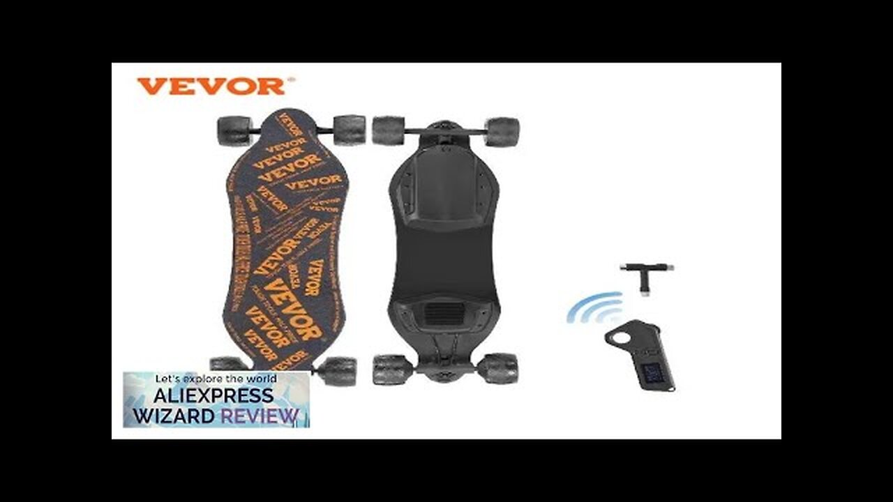 VEVOR Electric Skateboard with Remote 25 Mph Top Speed Longboard 3 Speeds Review