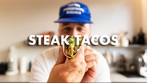 STEAK TACOS + PINEAPPLE SALSA VERDE