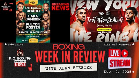 LIVE @ 11AM CST. DEC. 2ND. Teofimo Vs Shakur Finally Official—But Will Stevenson Actually Fight?