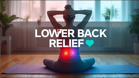 Simple Back Stretch for Lower Back Pain Relief 👌🏻 (Do This Daily!)