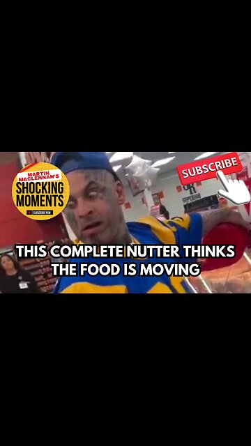 Meth Head thinks the chicken in the meat case at the Supermarket is moving.