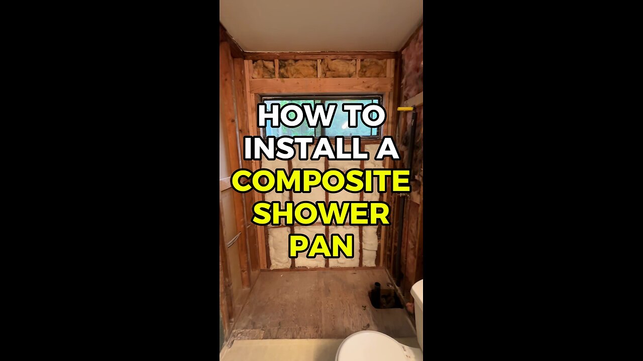 How to Install a Composite Shower Pan Installation Made Easy