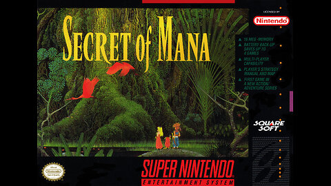 Secret of Mana SNES 1993 pt.1 Nintendo LIVE Playthrough - Retro Games Live Gameplay