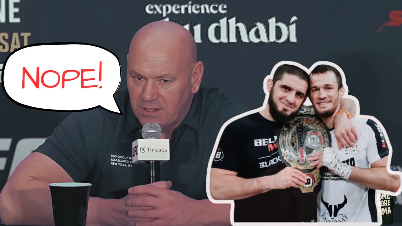Dana White on Usman Nurmagomedov coming to the UFC!