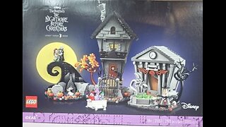 Unboxing & Building Lego 21351 Tim Burton's The Nightmare Before Christmas-Part 3