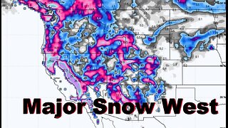 Major Winter Storm Aims to Bury the Sierra With Up to 6 Feet of Snow - G1 Geomagnetic Storm Watch!