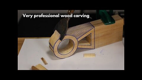 Very professional wood carving