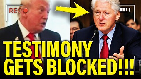 Trump PANICS and BLOCKS Clintons FROM PUBLIC TESTIMONY