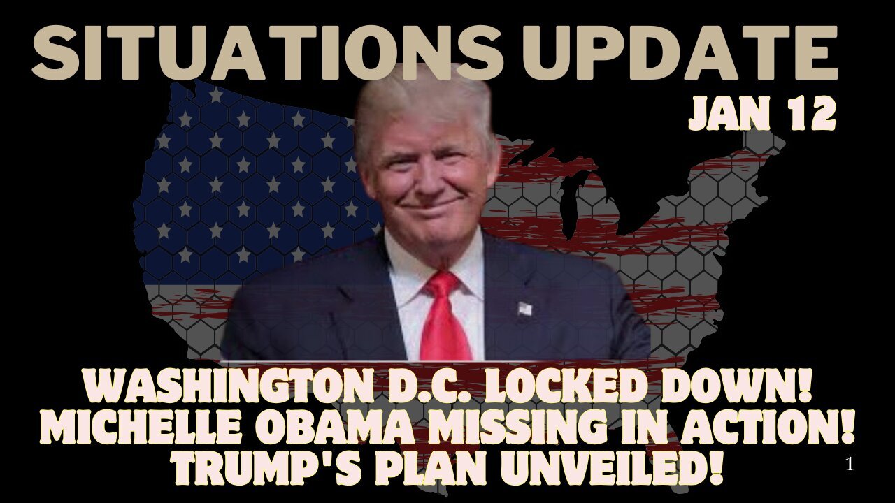 Breaking -Washington D.C. Locked Down! Michelle Obama Missing In Action!Trump's Plan Unveiled!