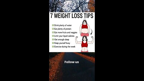 7 weight loss tips