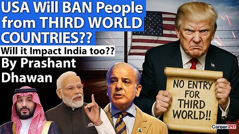 USA Will BAN People from THIRD WORLD COUNTRIES