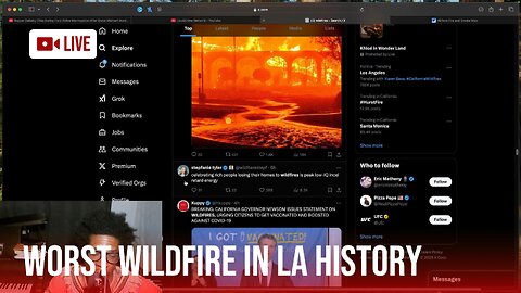 Devastating Los Angeles fires... Day 1 coverage