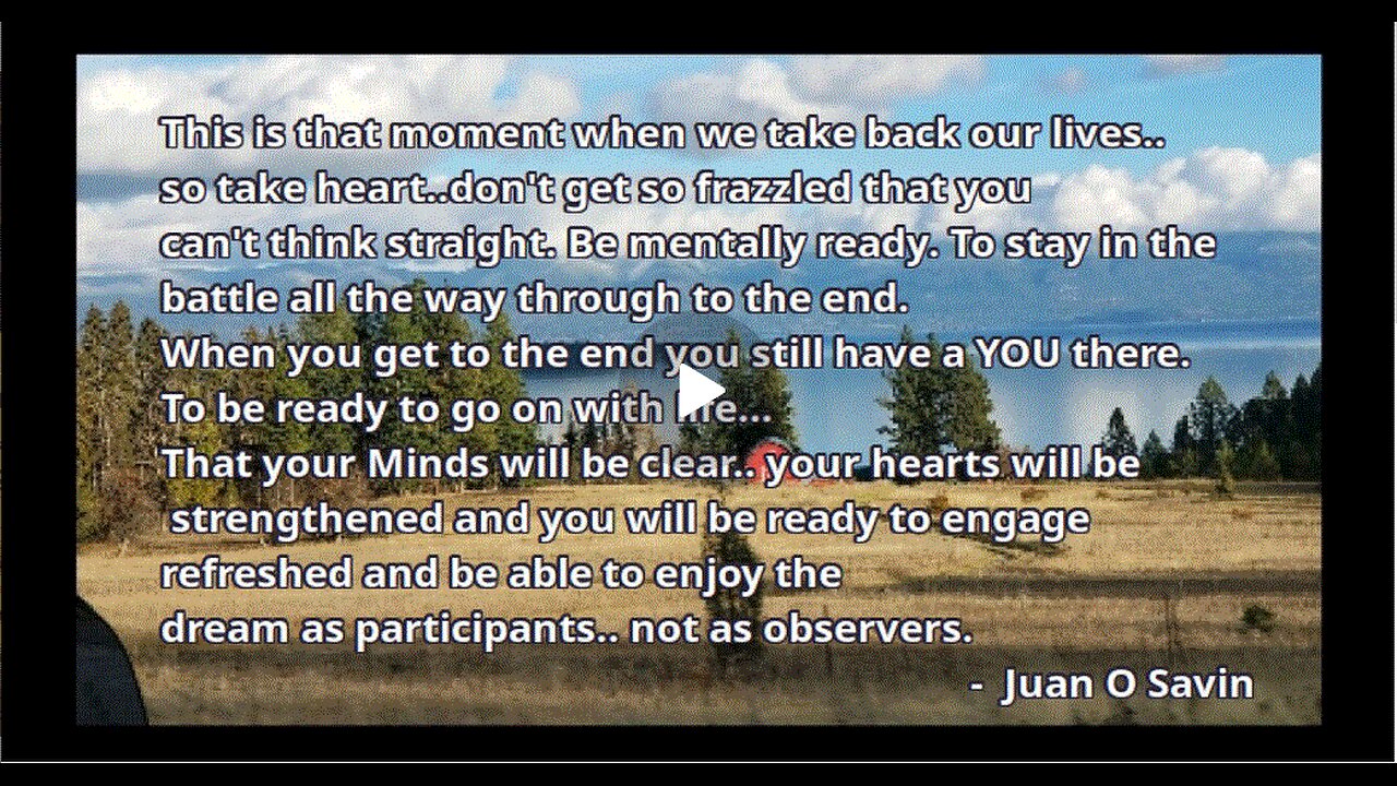 JUAN O SAVIN- Be Mentally Ready, Don't go Nuts- NINO 7 21 2026
