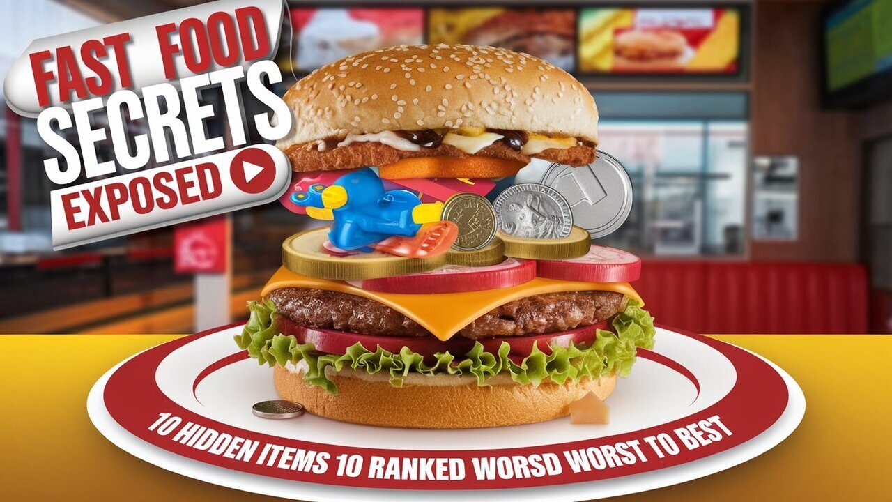 10 Secret Fast Food Items Ranked 🍔 | From Worst to Best!