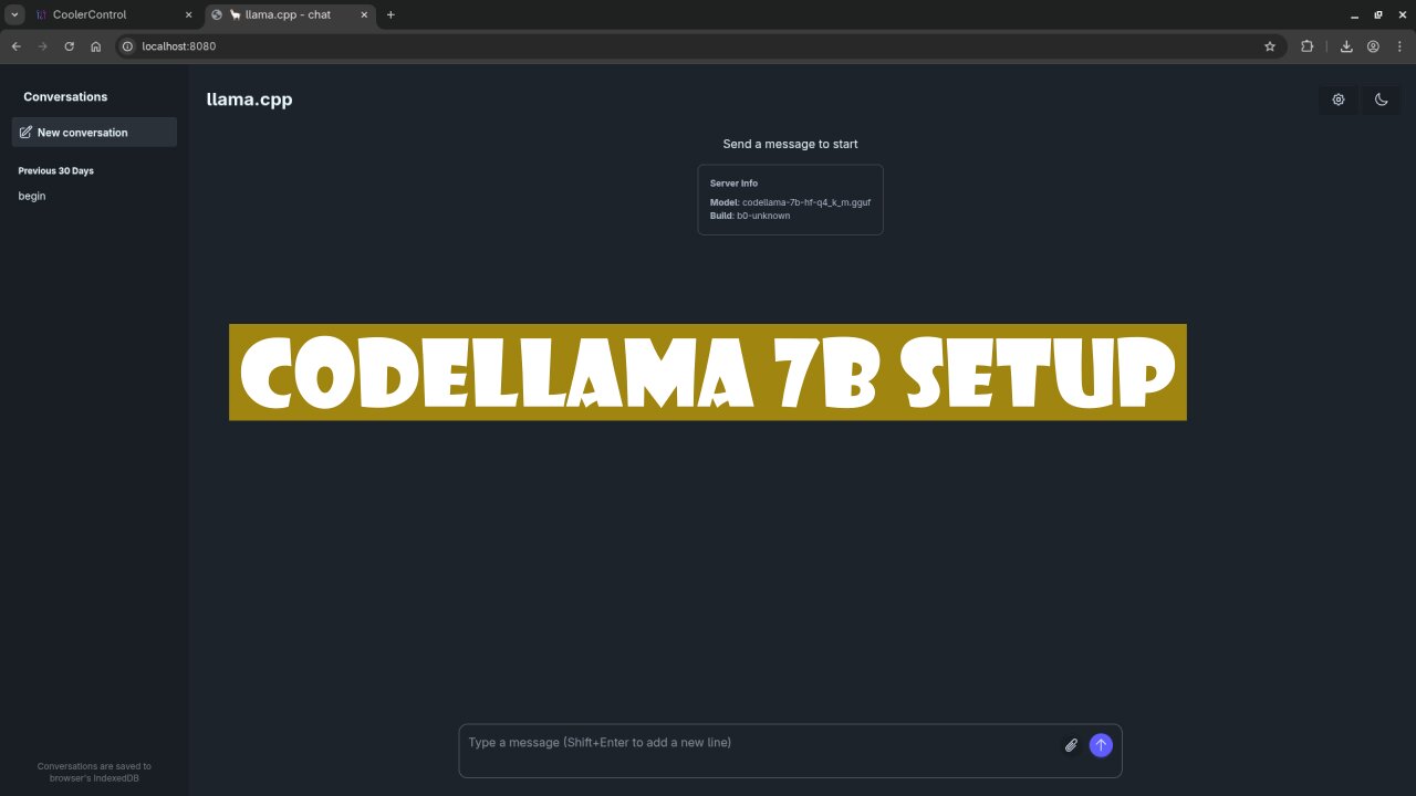 How to Set Up Codellama 7B with Llama.cpp WebUI on Linux | Complete AMD Instinct Mi60 Setup Guide!