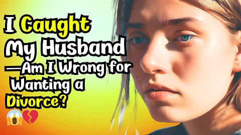 "I #Caught My Husband—Am I Wrong for Wanting a #Divorce? 🤯💔" - reddit relationships stories