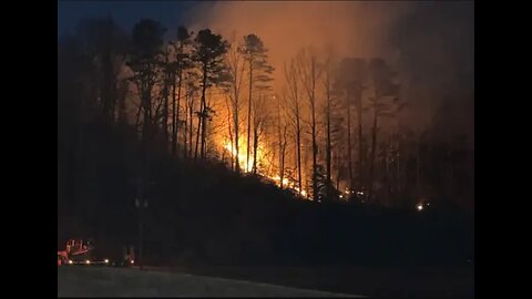 Polk County NC WILDFIRES 3/1/25