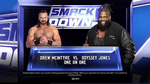 WWE 2k24 Drew Mcintyre vs Odyssey Jones