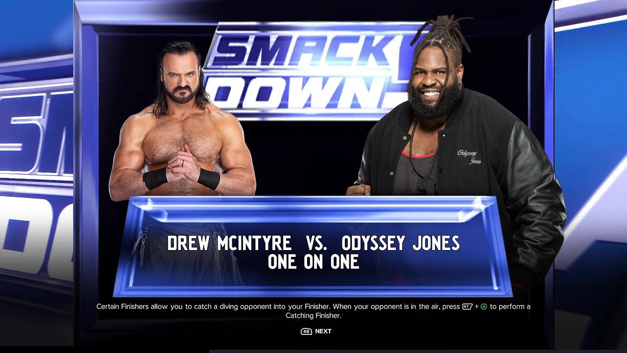 WWE 2k24 Drew Mcintyre vs Odyssey Jones