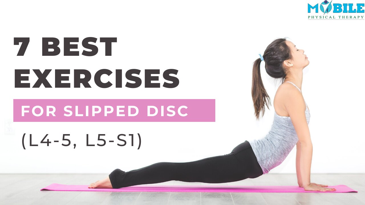Best Exercises for Slipped Disc (L4-5, L5-S1) | Lower Back Pain & Sciatica Relief