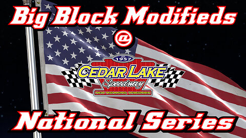 Big Block Modifieds at Cedar Lake