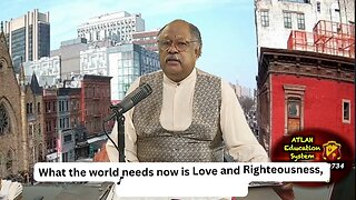 The World Needs Love And Righteousness