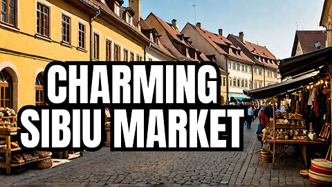 Discover the Charm of Sibiu's Antique and Handmade Market 🌟🛍️