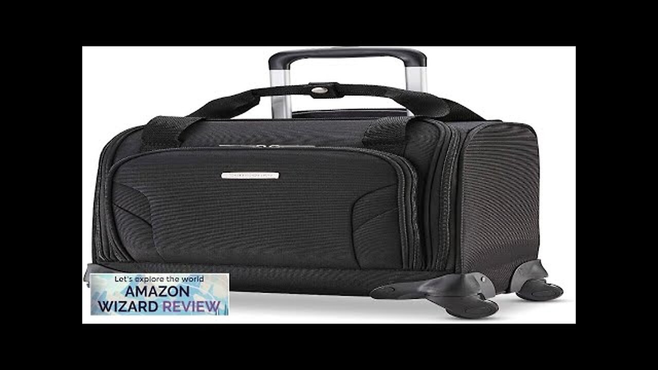 Samsonite Underseat Carry-On Spinner with USB Port Jet Black One Size Review