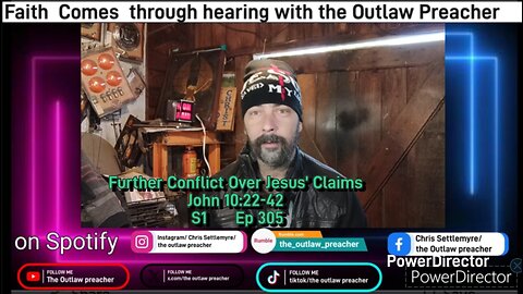 Further Conflict Over Jesus’ Claims John 10:22-42 S1 Ep 305