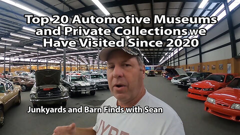 Top 20 Car Museums & Private Collections JYBF visited in the USA 2020 to 2024