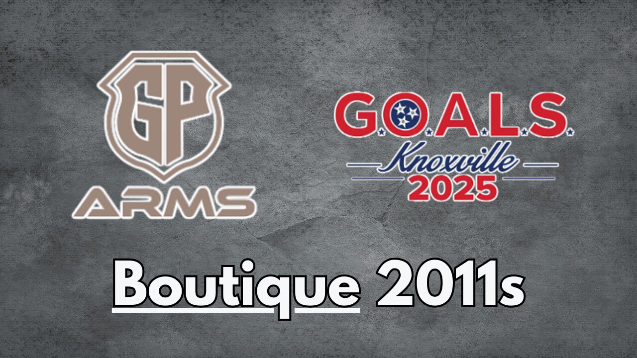 Boutique 2011s from GP Arms | Interview with Jay at GOA GOALS 2025
