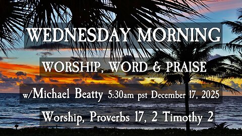 🌤️WEDNESDAY MORNING✝️