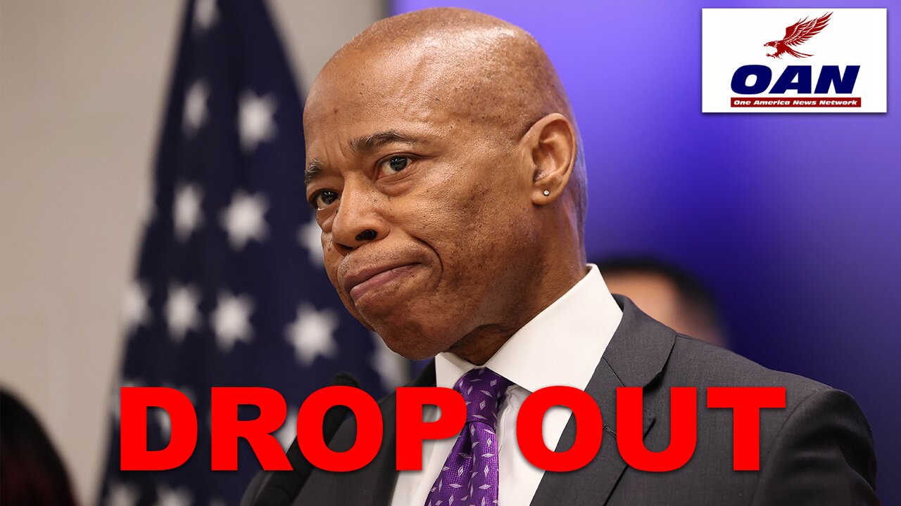 ERIC ADAMS DROPS OUT OF NEW YORK CITY MAYORAL RACE